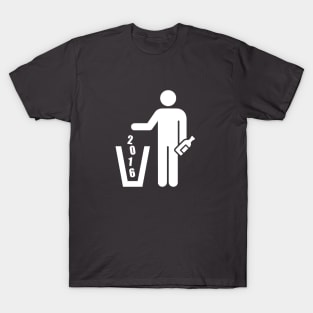 2016 is garbage. T-Shirt